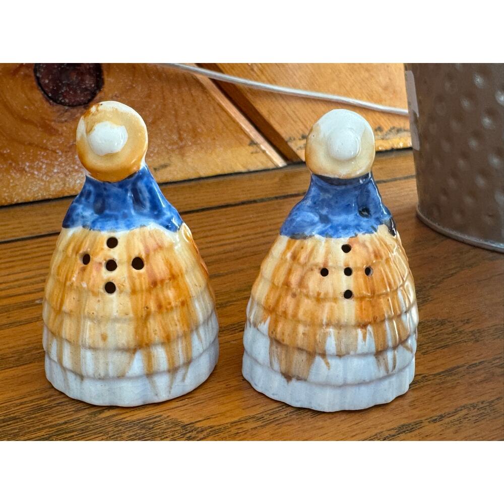 Vintage Occupied Japan Southern Belle Salt Pepper Shakers - Picture 3 of 8